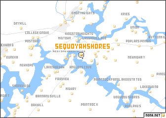 map of Sequoyah Shores