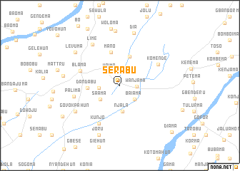 map of Serabu