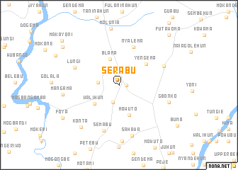 map of Serabu