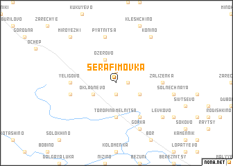 map of Serafimovka