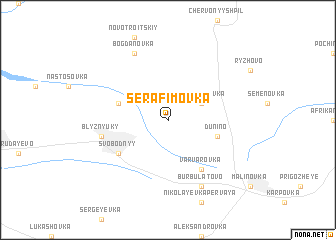 map of Serafimovka