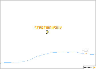 map of Serafimovskiy
