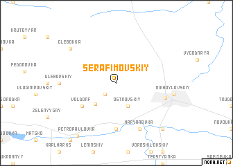 map of Serafimovskiy