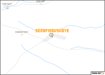 map of Serafimovskoye
