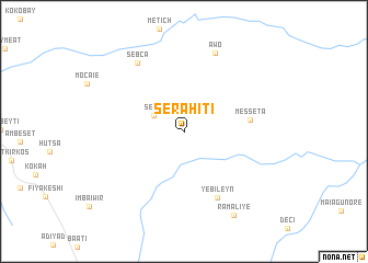 map of Serahitī