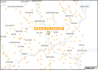 map of Serai Bāba Sāhib