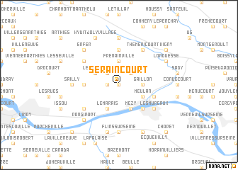 map of Seraincourt