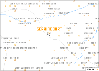 map of Seraincourt