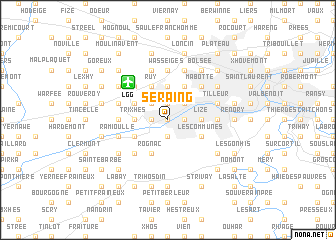 map of Seraing