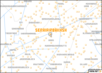 map of Serāi Pīr Bakhsh