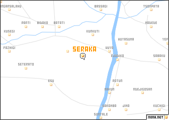 map of Seraka