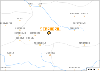 map of Sérakoro