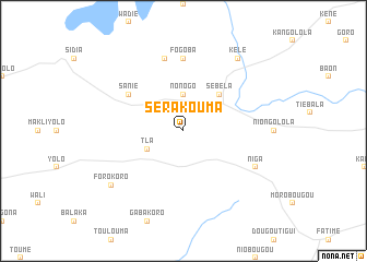 map of Sérakouma