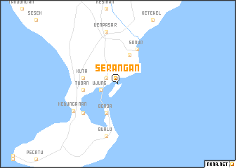 map of Serangan