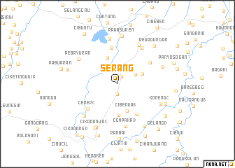 map of Serang