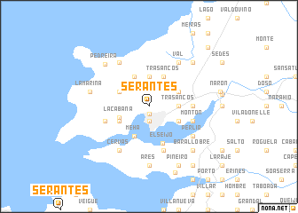 map of Serantes