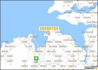 map of Serantes