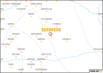 map of Sérapère