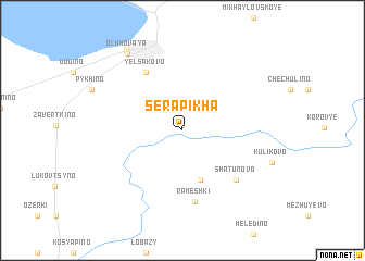 map of Serapikha