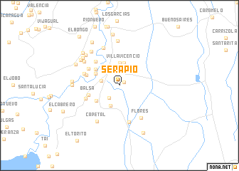 map of Serapio