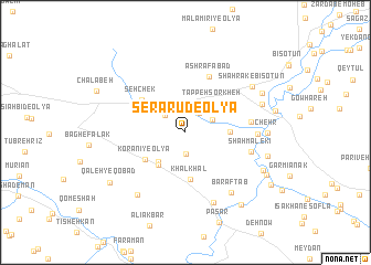 map of Serā Rūd-e ‘Olyā