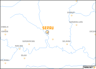 map of Serau