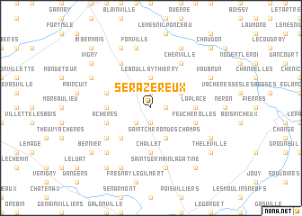 map of Serazereux