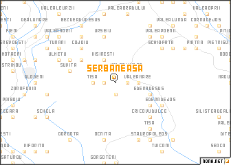 map of Şerbăneasa