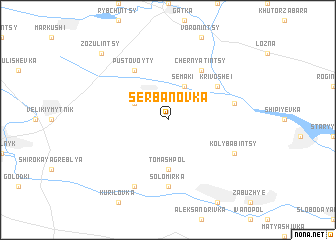 map of Serbanovka