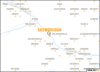 map of Şerban Vodă