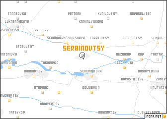 map of Serbinovtsy