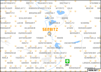 map of Serbitz