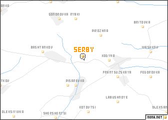 map of Serby