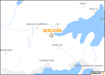 map of Serceira