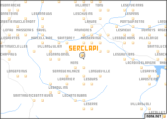 map of Ser Clapi