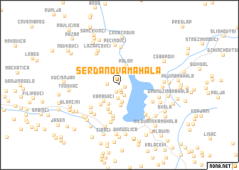 map of Šerdanova Mahala