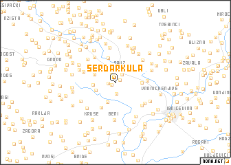 map of Serdar Kula