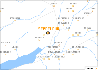 map of Sérdélouk