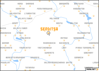 map of Serditsa