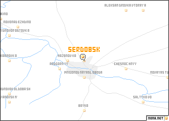 map of Serdobsk