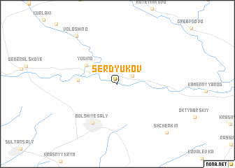 map of Serdyukov