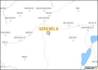 map of Sérébéla