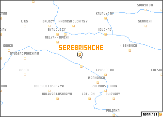 map of Serebrishche