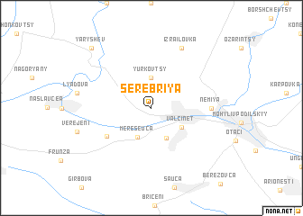 map of Serebriya