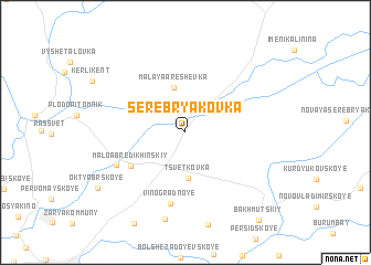 map of Serebryakovka