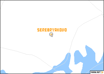 map of Serebryakovo