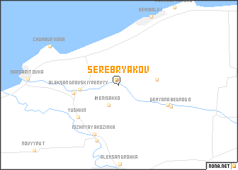 map of Serebryakov