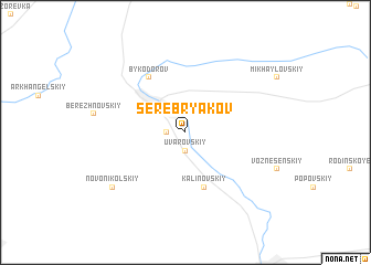 map of Serebryakov