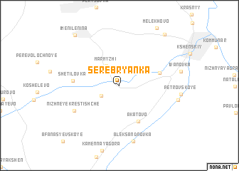 map of Serebryanka