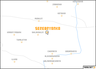 map of Serebryanka